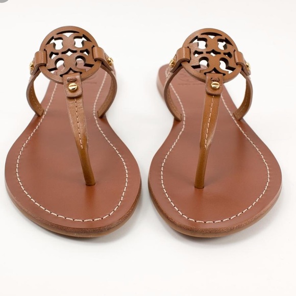 Tory Burch Shoes - Tory Burch Mini Miller Thongs in Royal Tan